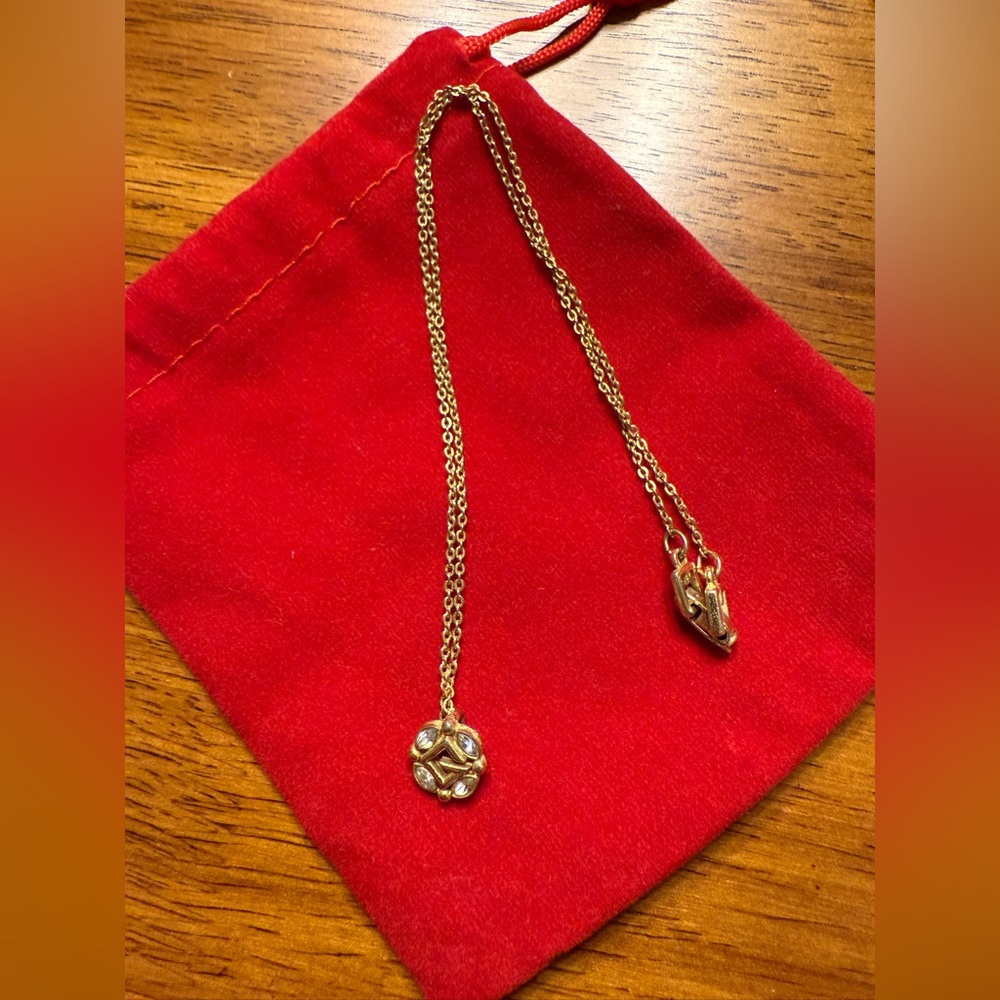 Givenchy Vintage Gold Tone Pendant Necklace with COA